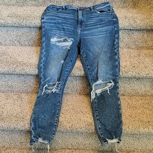 American Eagle Super Hi Rise jegging 14 short